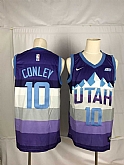 Jazz 10 Mike Conley Purple City Edition Nike Swingman Jersey,baseball caps,new era cap wholesale,wholesale hats